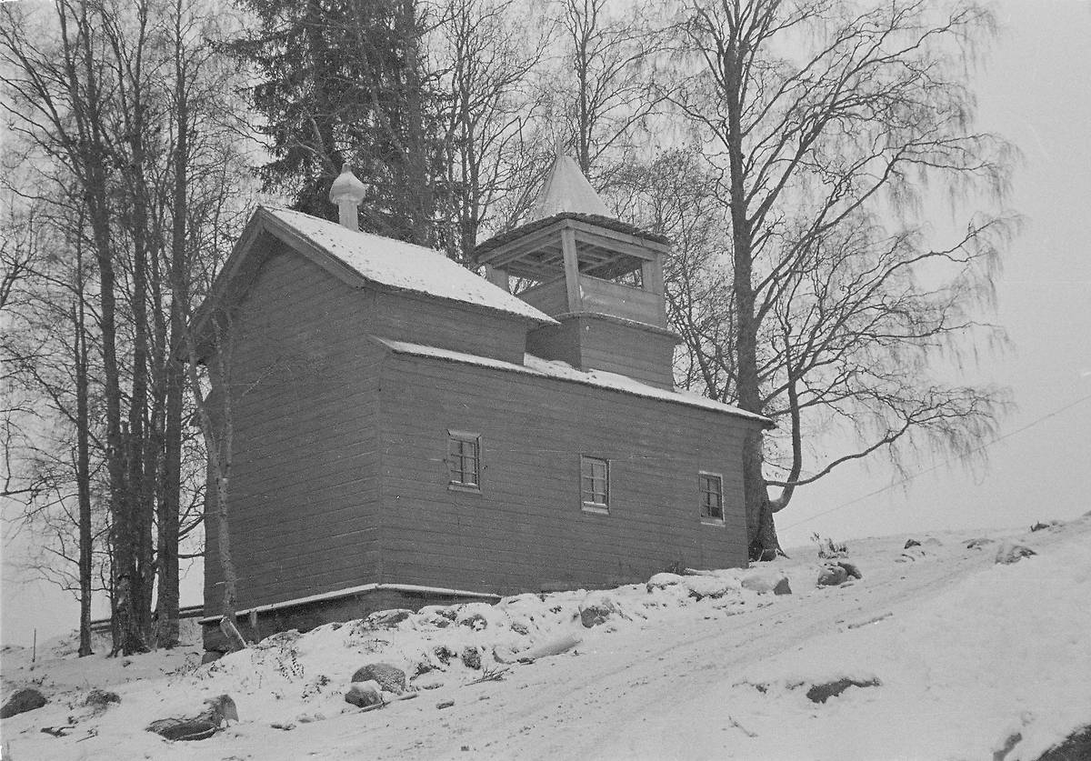 Фото 1941 года из архива SA-Kuva. Автор E.J. Paavilainen, архивная фотография. Часовня Николая Чудотворца, Кузнаволок, урочище (Медвежьегорский район, Республика Карелия)