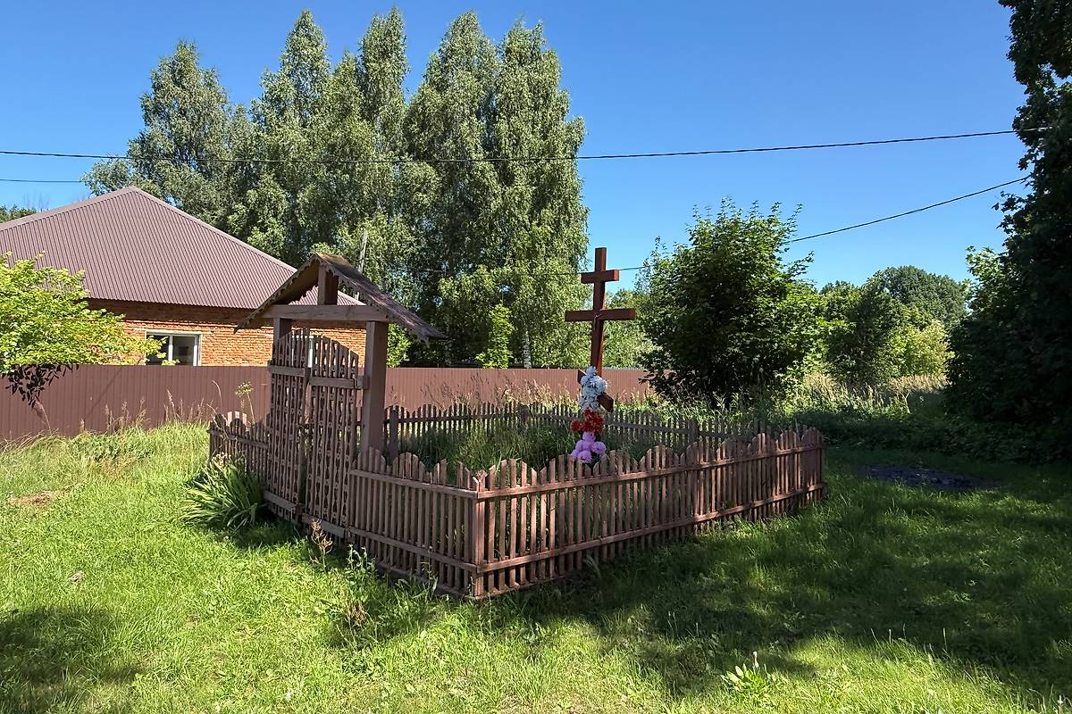 Вид на церковное место с юго-запада, фасады. Церковь Рождества Пресвятой Богородицы, Парышка (Сапожковский район, Рязанская область)