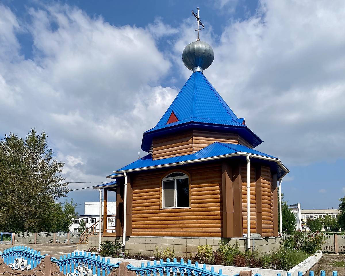Вид с юга, фасады. Часовня Варвары великомученицы, Солнечный (Солнечный, ЗАТО, Красноярский край)