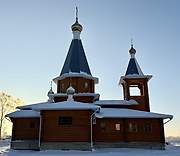 Церковь иконы Божией Матери "Всецарица", Новый храм, вид с севера, Русаново, Великолукский район и г. Великие Луки, Псковская область