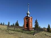 Часовня в память ямщиков и погибших жителей села, Вид с запада, Еланка, Хангаласский район, Республика Саха (Якутия)
