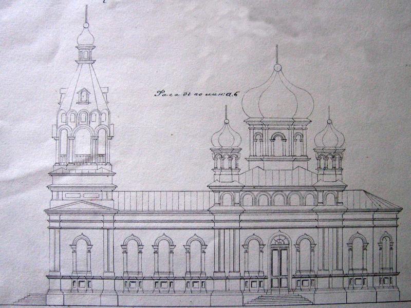 графика. Церковь Вознесения Господня, Яблочное (Богодуховский район, Украина, Харьковская область)