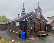Церковь Покрова Пресвятой Богородицы (временная), Вид с СЗ, Тюмень, Тюмень, город, Тюменская область