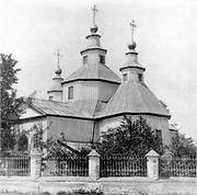 Церковь Преображения Господня, Фото С.А. Таранушенко, 1927 г. Адрес хранения: Институт рукописи Национальной библиотеки Украины имени В.И. Вернадского, Алешня, Ахтырский район, Украина, Сумская область