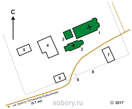 План Успенского Могилёвского монастыря