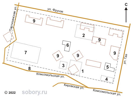 План Покровского монастыря в Бугуруслане